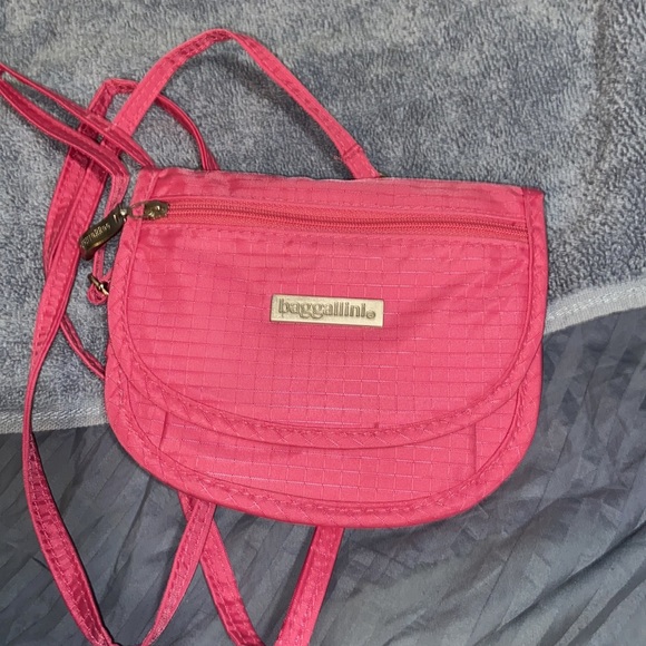 NWOT Small Baggallini Travel Wallet Bag Cross Body Belt Loops - Picture 7 of 7